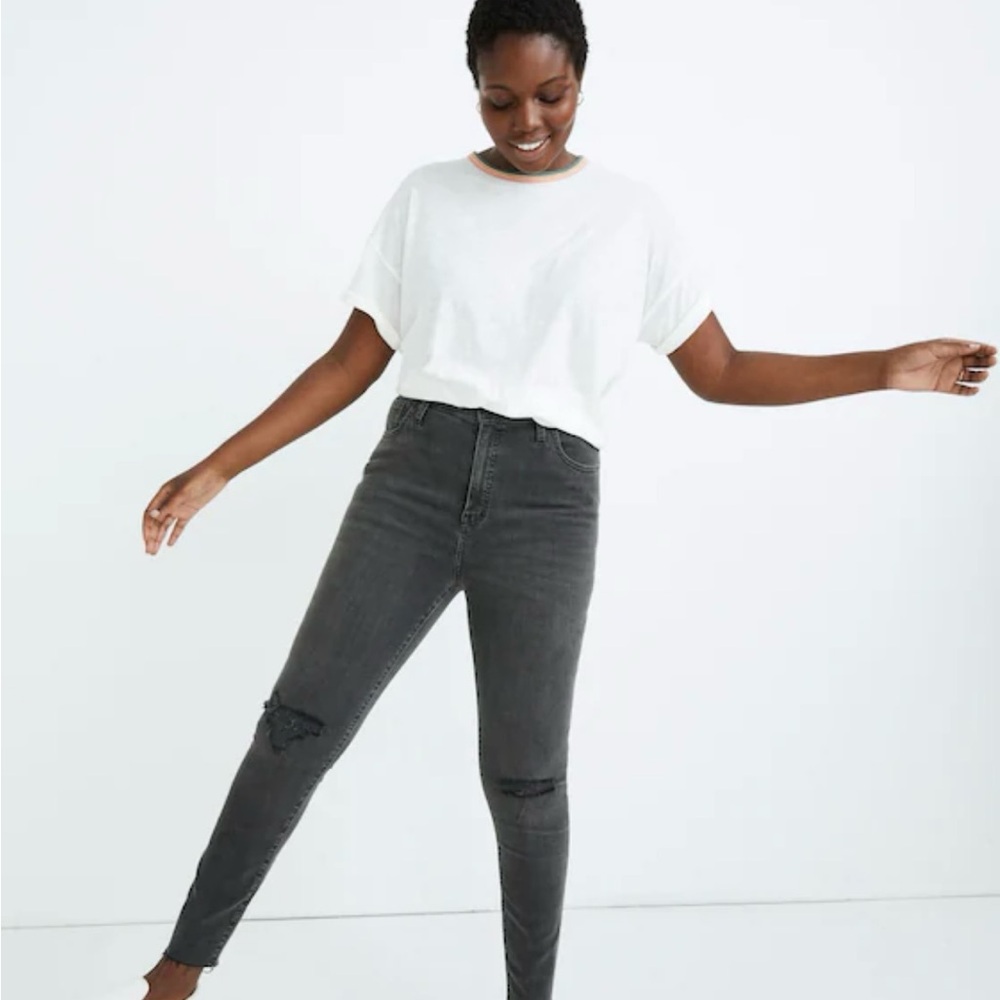 Madewell curvy high/rise skinny jeans